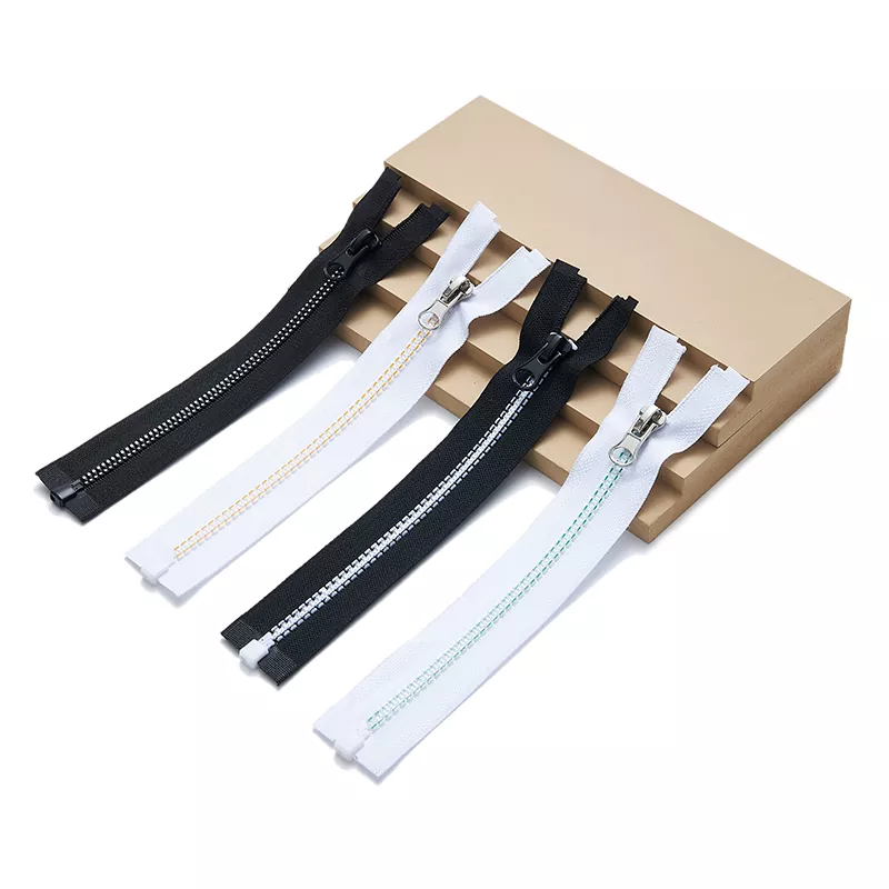 Környezetbarát újrahasznosított műanyag cipzár